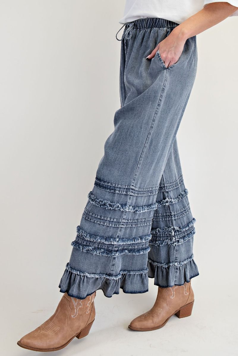Ruffle Bottom Pants