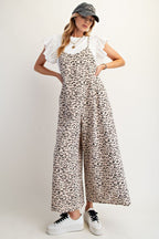 Animal Print Terry Knit Jumper