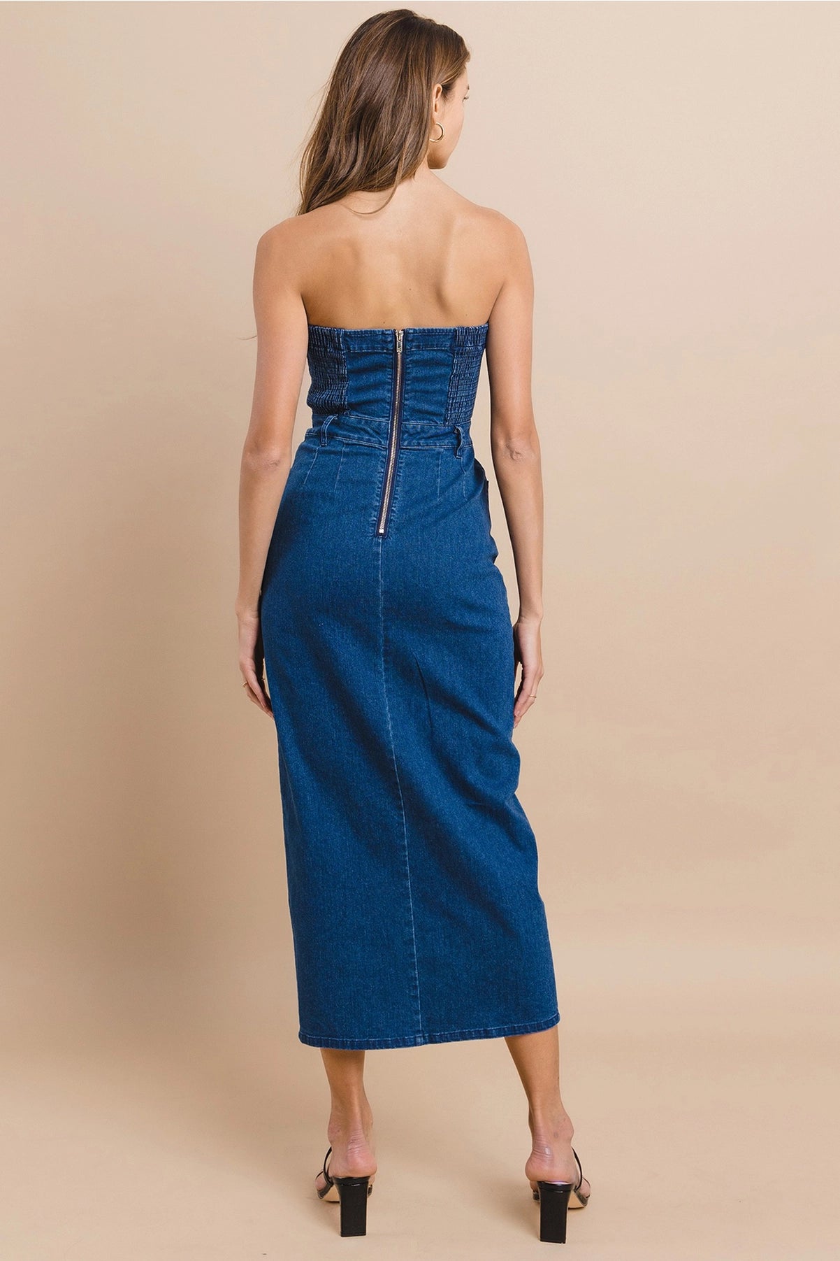 Denim Midi Dress