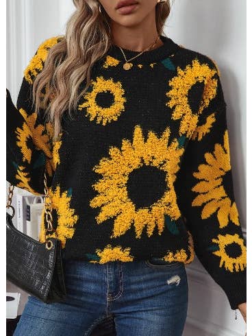 Sunflower Knit Sweater