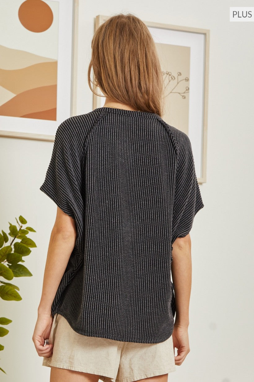 Relaxed Poncho Tunic