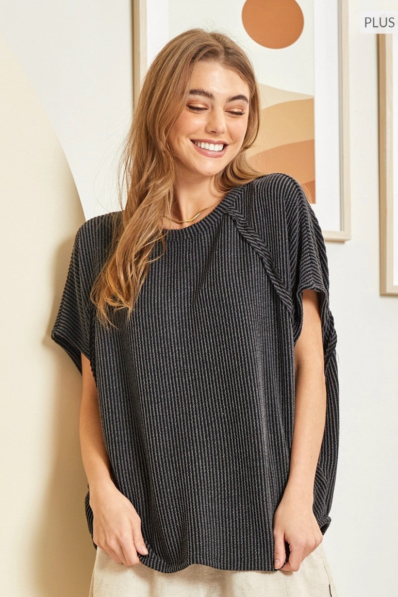 Relaxed Poncho Tunic